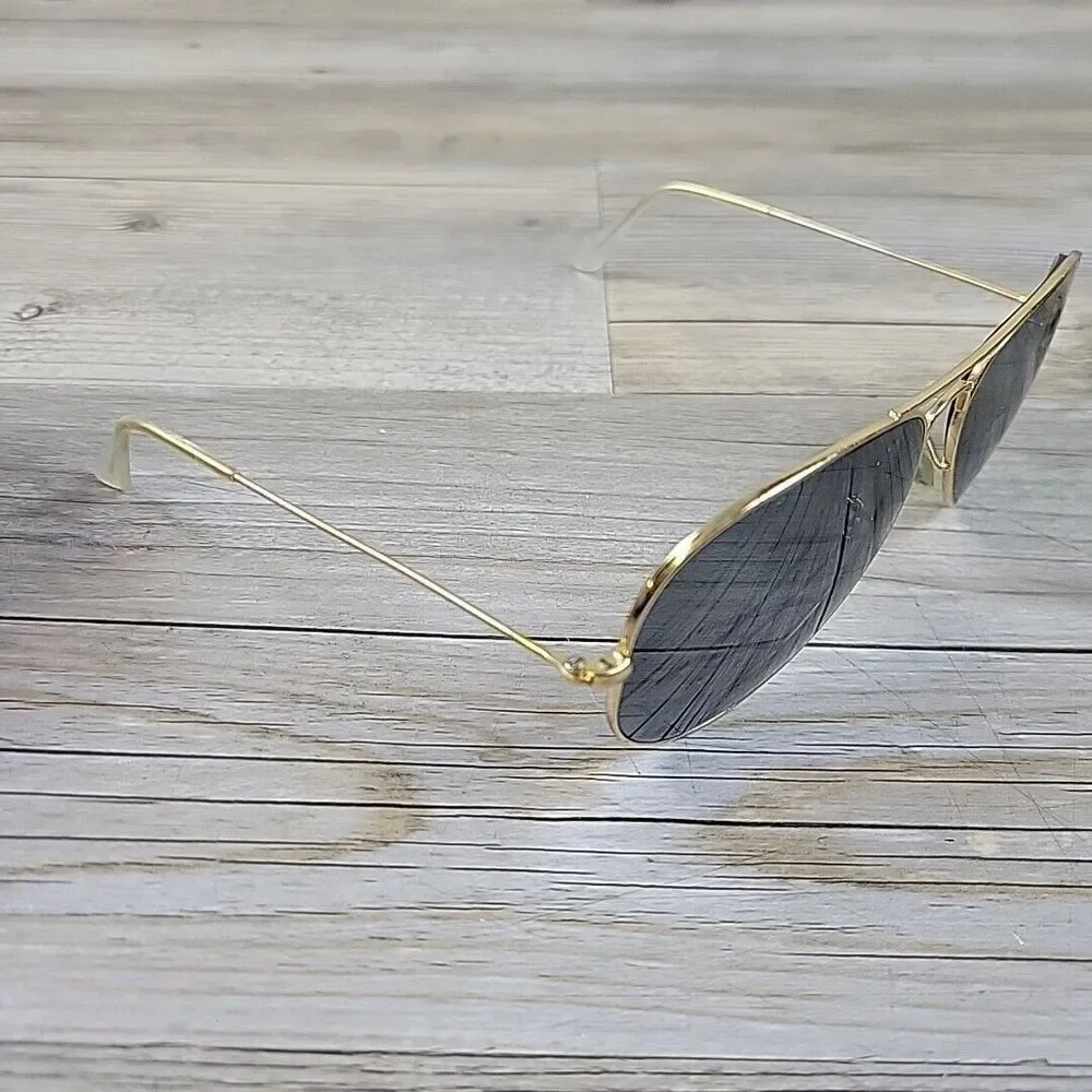 Ray-Ban Sunglasses RB3025 L0205 Aviator Gold Metal  58-14 Italy FRAMES‎ ONLY
